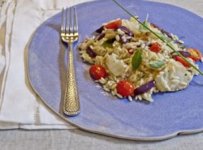 Massa com bacalhau e azeitonas, by Chef Walner Sovi