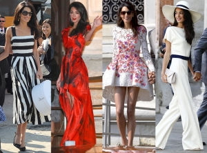 Looks de Amal Alamuddin no casamento com George Clooney